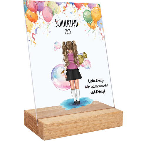 Acrylglas mit Konfiguration - Einschulung