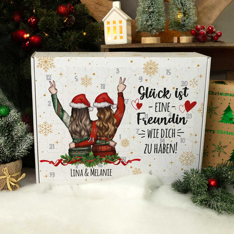 Personalisierter DIY Adventskalender mit Konfigurator Design zum selbst Befüllen