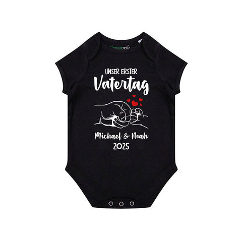 Bedruckter Babybody für Babies - Unser erster Vatertag