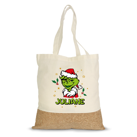 Einkaufstasche Kork - Grinch