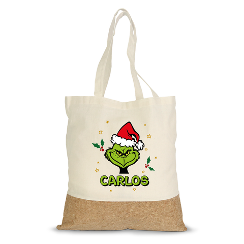 Einkaufstasche Kork - Grinch