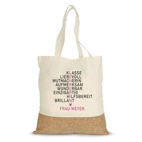 Einkaufstasche Kork - Wortspiel