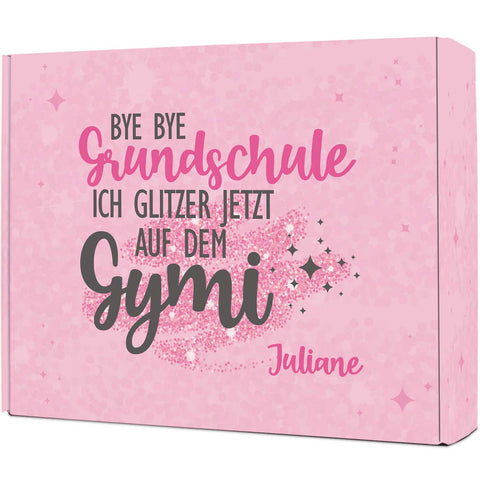 Personalisierte Geschenkbox - Bye Bye Grundschule - Einschulung