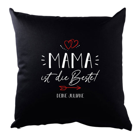 Personalisiertes Kissen mit Motiv - Mama ist die Beste