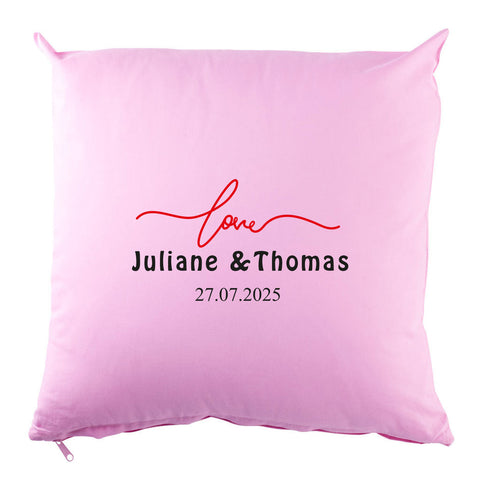 Personalisiertes Kissen mit Motiv - Simple Love