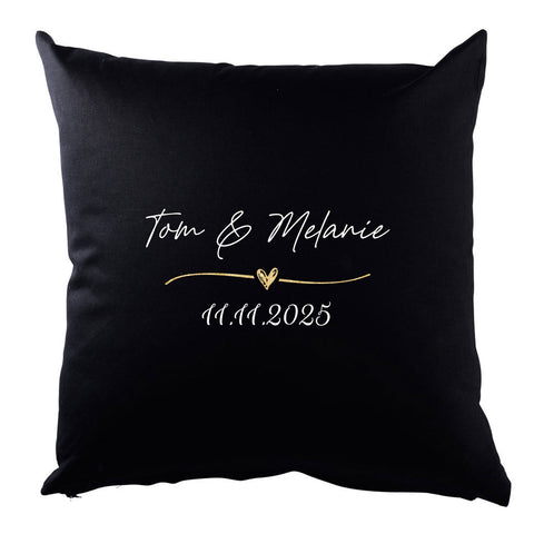 Personalisiertes Kissen mit Motiv - Wedding Love
