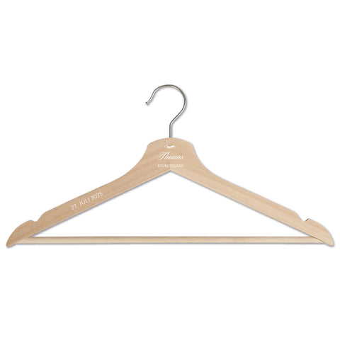 Personalisierter Kleiderbügel - Hochzeit Symbole