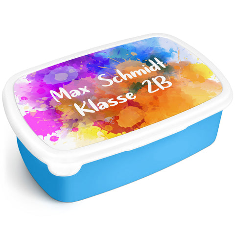 Bedruckte Lunchbox für Kinder - Color Splash