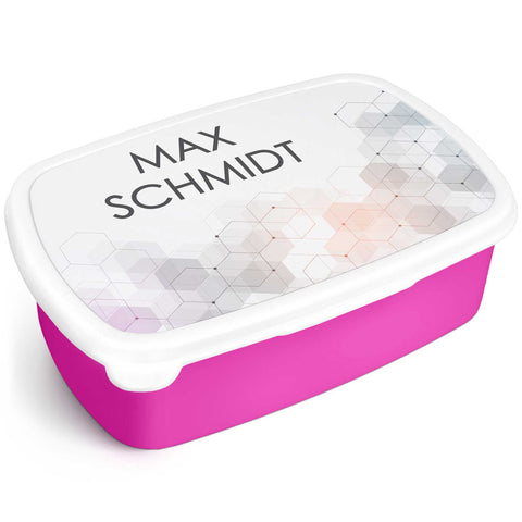 Bedruckte Lunchbox für Kinder - Hexagon