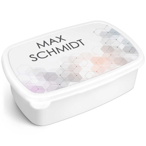 Bedruckte Lunchbox für Kinder - Hexagon