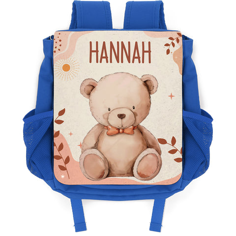 Bedruckter Rucksack für Kinder - Waldtiere mit Name