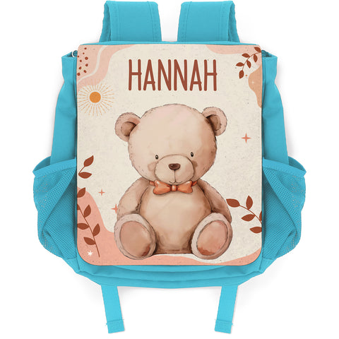 Bedruckter Rucksack für Kinder - Waldtiere mit Name