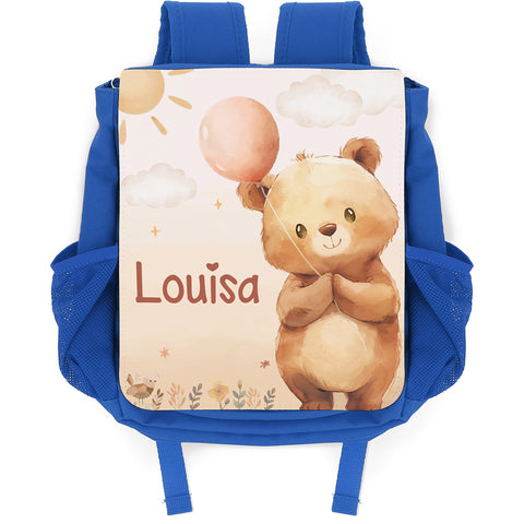 Bedruckter Rucksack für Kinder - Ballon mit Name