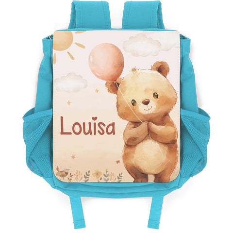 Bedruckter Rucksack für Kinder - Ballon mit Name