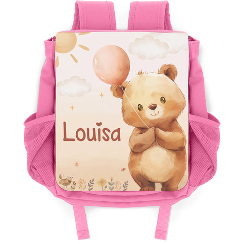 Bedruckter Rucksack für Kinder - Ballon mit Name