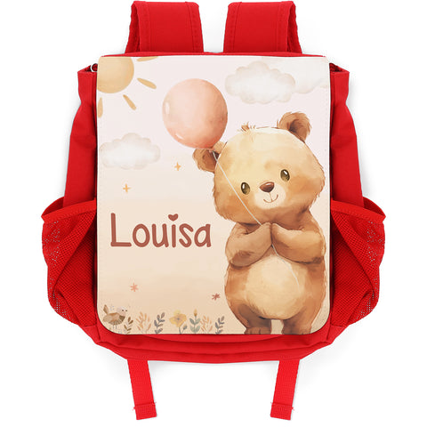 Bedruckter Rucksack für Kinder - Ballon mit Name
