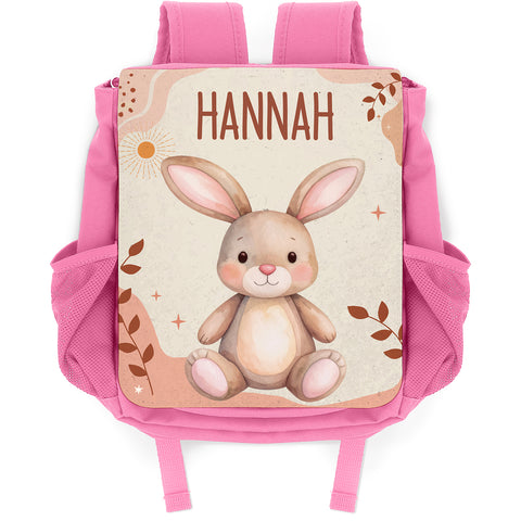 Bedruckter Rucksack für Kinder - Waldtiere mit Name
