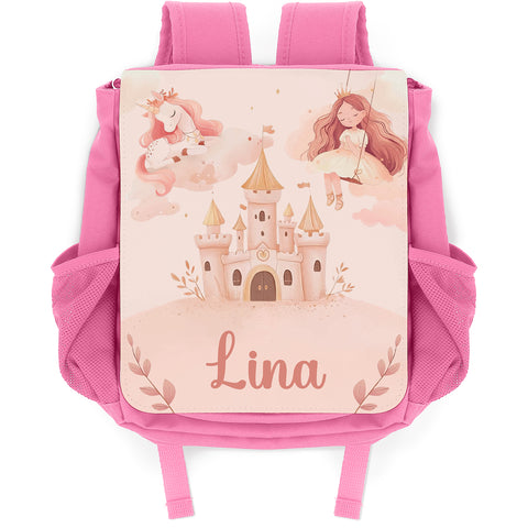 Bedruckter Rucksack für Kinder - Prinzessin mit Name