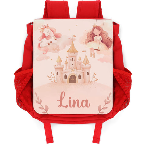 Bedruckter Rucksack für Kinder - Prinzessin mit Name