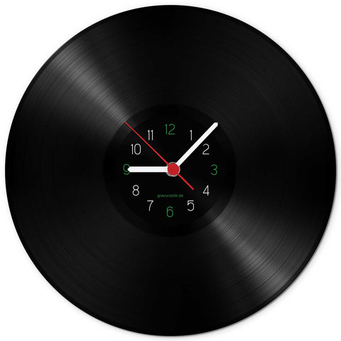 Die Wanduhr aus Vinyl - Das Original