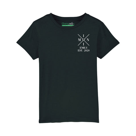 Personalisiertes T-Shirt Set für die Familie - Kreuz Herz