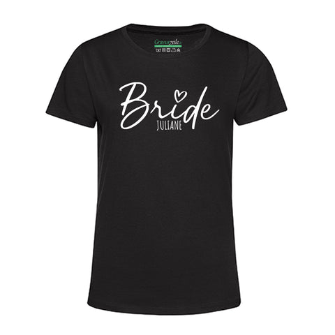 Personalisiertes T-Shirt für Damen - TEAM Bride