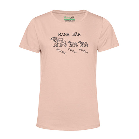 Personalisiertes T-Shirt für Damen - Mama Bär