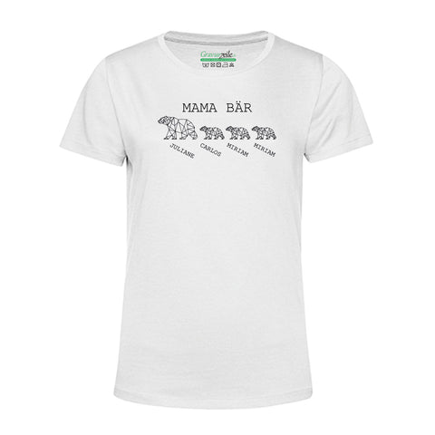 Personalisiertes T-Shirt für Damen - Mama Bär