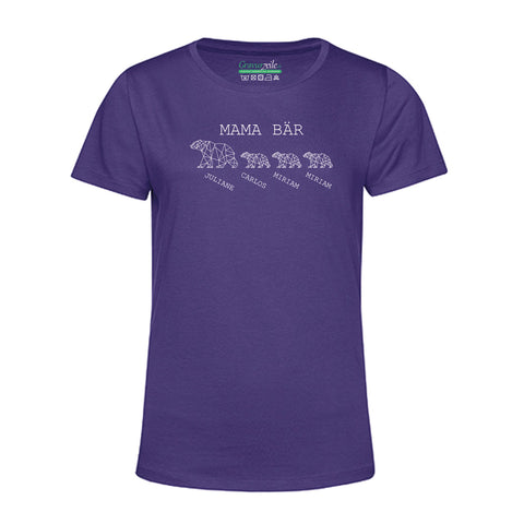 Personalisiertes T-Shirt für Damen - Mama Bär