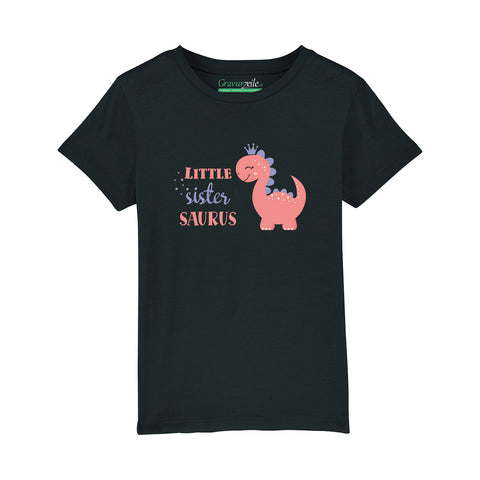 Bedrucktes T-Shirt für Kinder - Little Sister Saurus