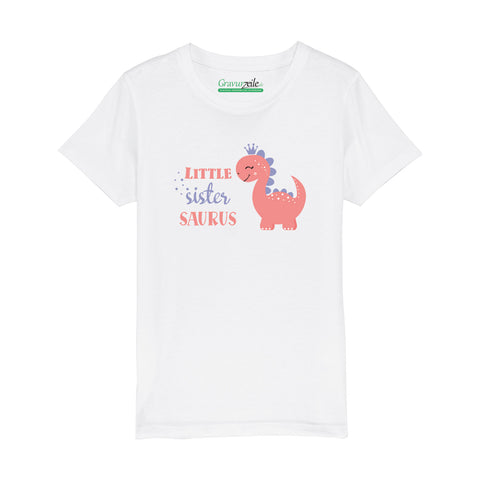 Bedrucktes T-Shirt für Kinder - Little Sister Saurus