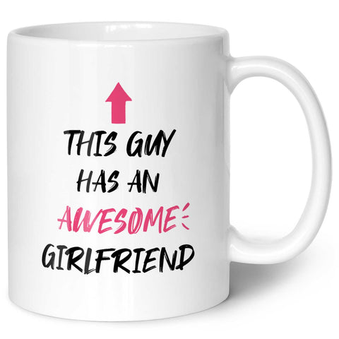 Bedruckte Tasse mit Spruch - Awesome Girlfriend