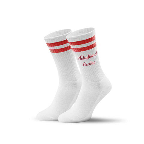 Tennissocken - Kinder Wunschtext - personalisiert mit Namen