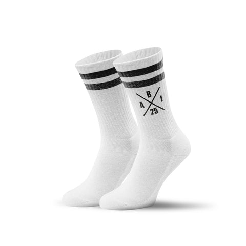 Tennissocken - Abi Kreuz - personalisiert mit Namen & Jahr