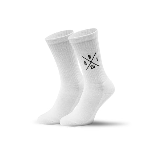 Tennissocken - Abi Kreuz - personalisiert mit Namen & Jahr