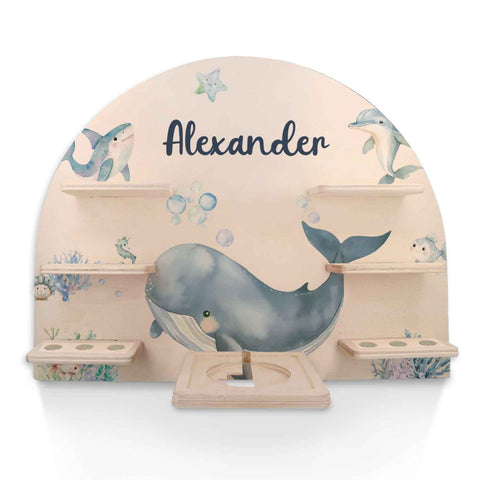 Toniebox Regal für Kinderzimmer - See - Personalisiert mit Namen
