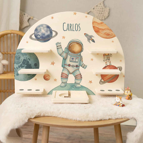 Toniebox Regal für Kinderzimmer - Astronaut - Personalisiert mit Namen