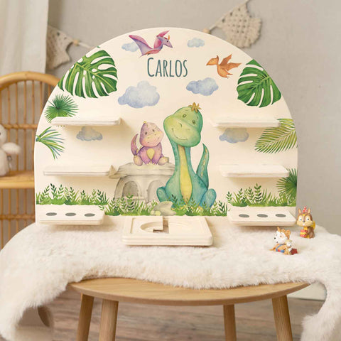 Toniebox Regal für Kinderzimmer - Dino - Personalisiert mit Namen