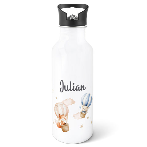 Bedruckte Trinkflasche aus Edelstahl - Ballon