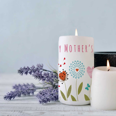 Kleine Kerze "Happy Mother's Day" zum Muttertag