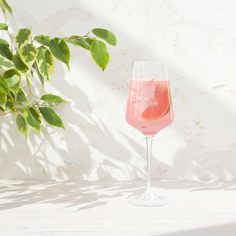 Leonardo Weinglas mit Gravur - "It's Lillet Time V2" mit Wunschname