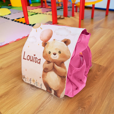 Bedruckter Rucksack für Kinder - Ballon mit Name