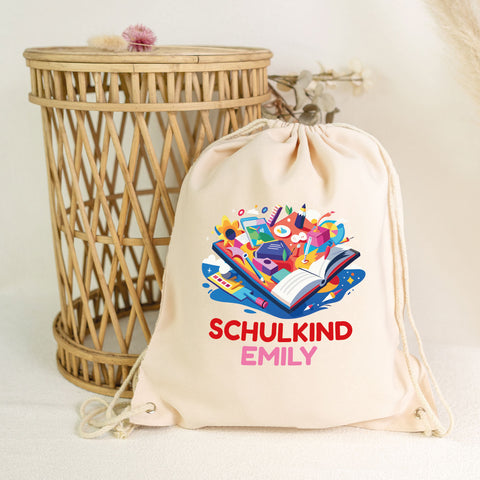 Turnbeutel für Kinder - Buch - zur Einschulung
