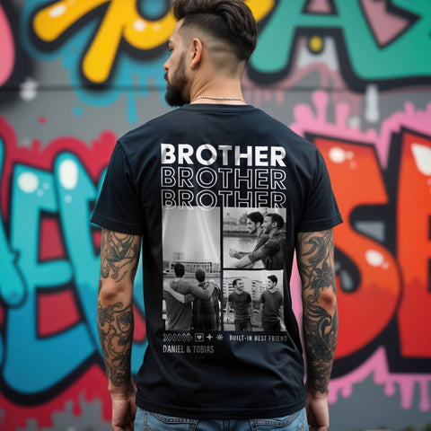 Personalisiertes T-Shirt Unisex - Brother