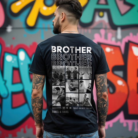 Personalisiertes T-Shirt Unisex - Brother