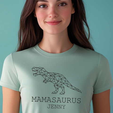Personalisiertes T-Shirt für Damen - MAMASAURUS