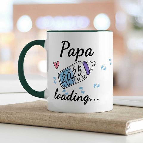 Bedruckte Tasse mit Spruch - Baby Loading in versch. Varianten