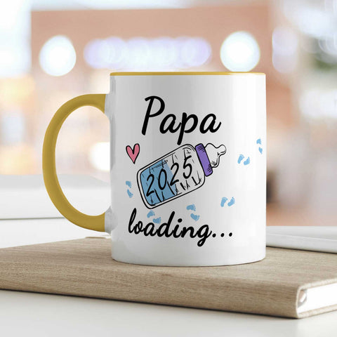 Bedruckte Tasse mit Spruch - Baby Loading in versch. Varianten