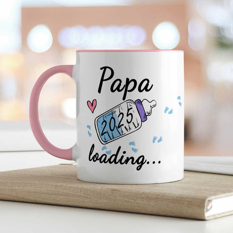 Bedruckte Tasse mit Spruch - Baby Loading in versch. Varianten
