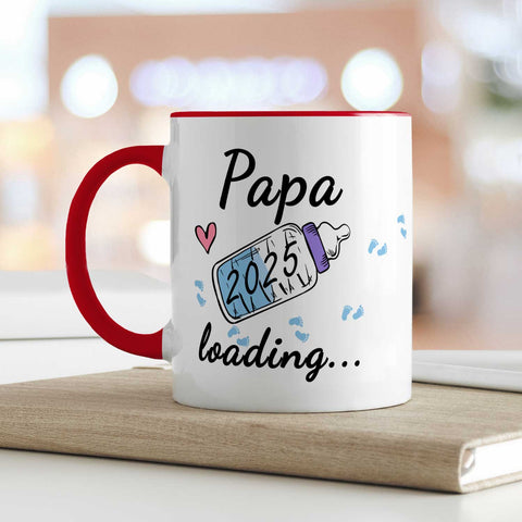 Bedruckte Tasse mit Spruch - Baby Loading in versch. Varianten